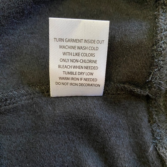 Rebellious One Butterfly Graphic Long-Sleeve Hoodie Pullover, XS, Black NWT - Picture 14 of 14